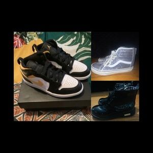 Kids Shoes - Jordan’s, Vans, Boots (sizes 1-2) - $70 for all